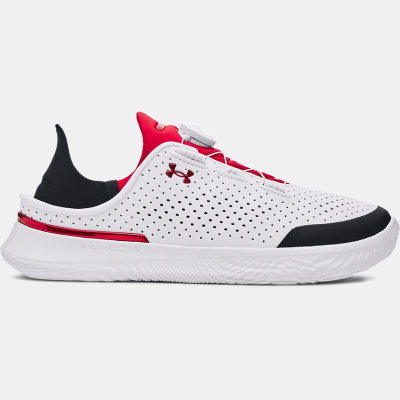 Unisex  Under Armour  SlipSpeed™ Training Shoes White / Red / Red 10.5